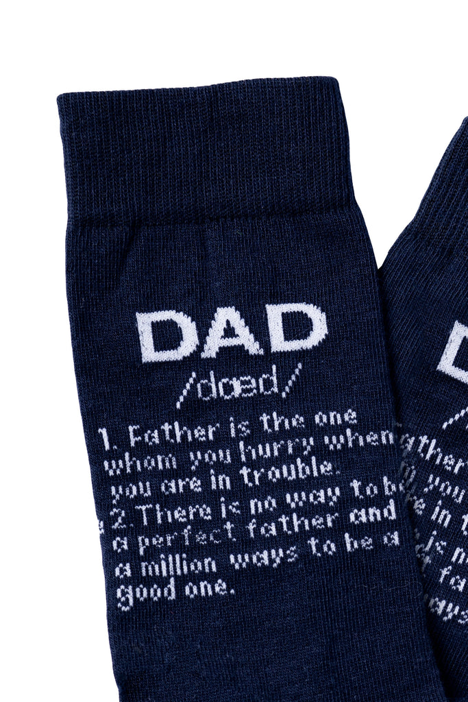 eficacia Cincuenta pasión Par de calcetines chico “Dad” azul - Inglés – Fisura