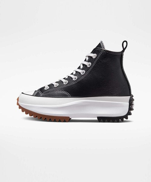 RUN STAR HIKE BLACK LEATHER（レザー）HI CUT A04292C – raretem.shop