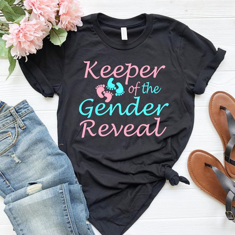 Keeper of the gender reveal party shirt
