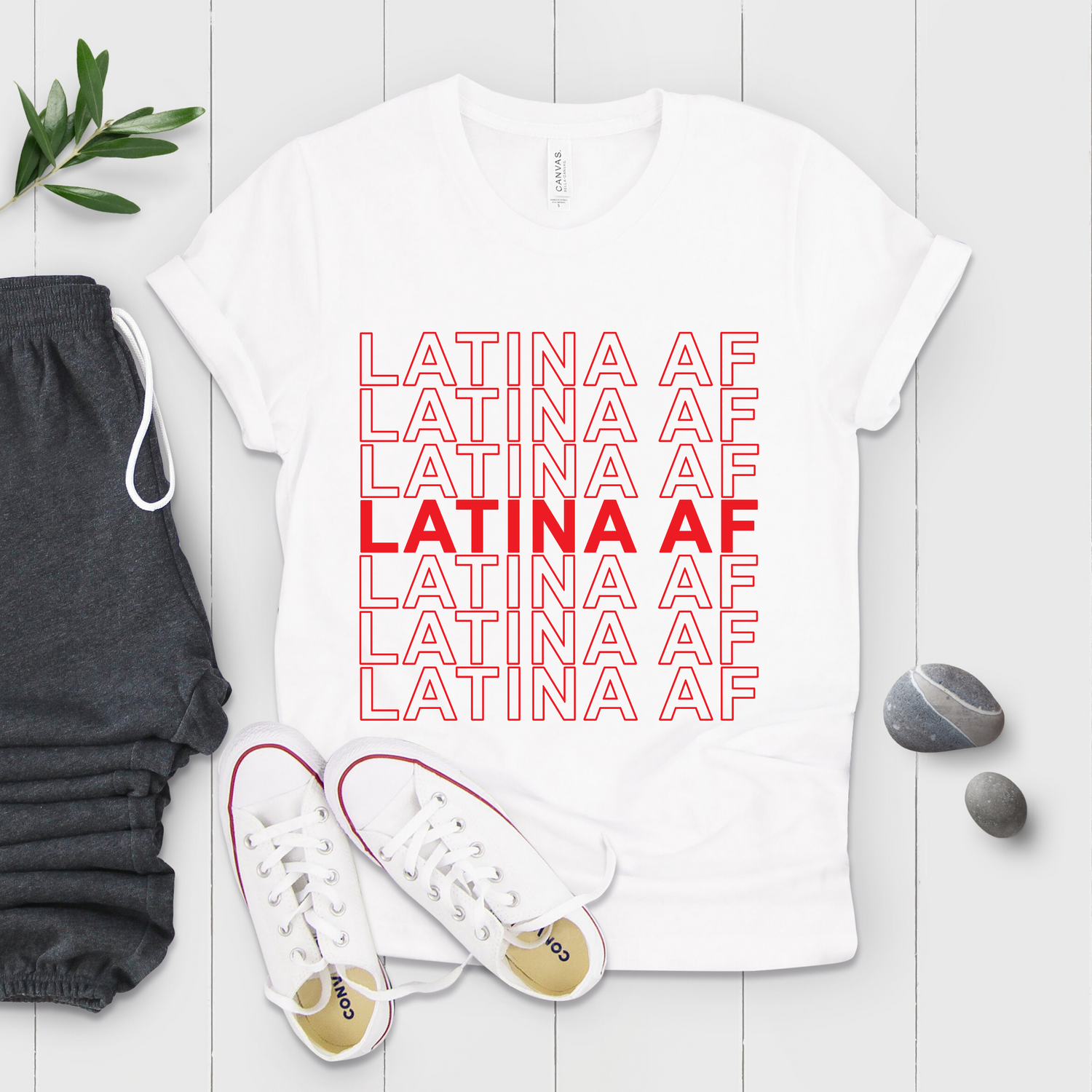 Latina AF Spanish Girl Power Shirt - Teegarb