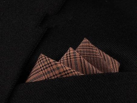 Black Paisley Pocket Square — THE MODERN GENT