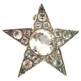 Antique Victorian paste star brooch 