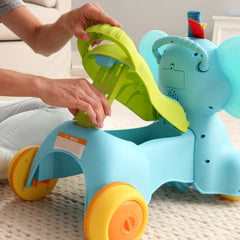 ollie sit walk and ride elephant