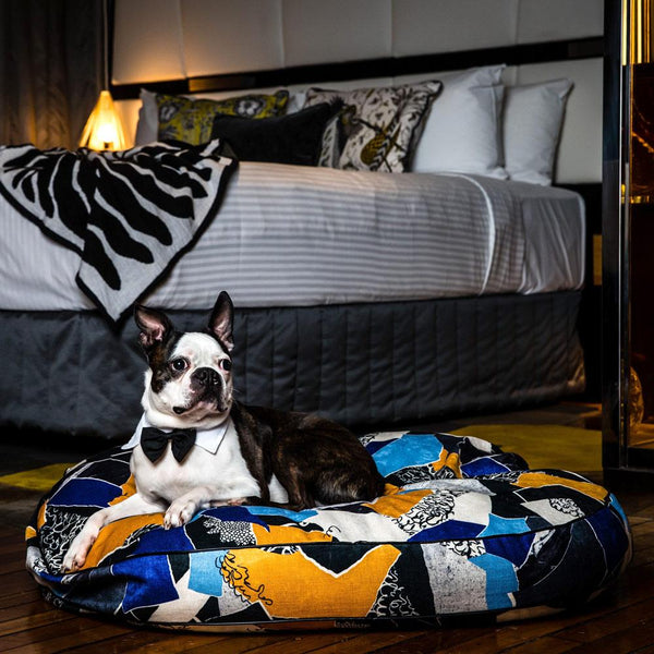 Nice Digs Out of the rubble Dog Bed-Frenchie