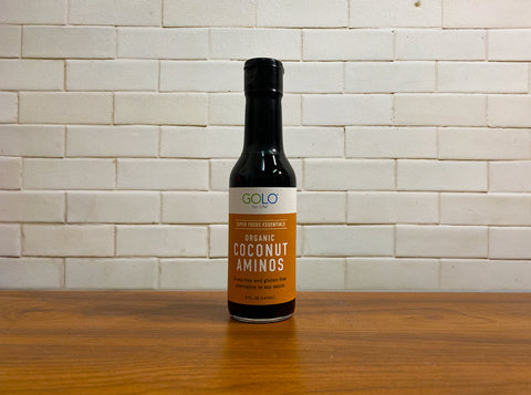 Bottle of GOLO coconut aminos
