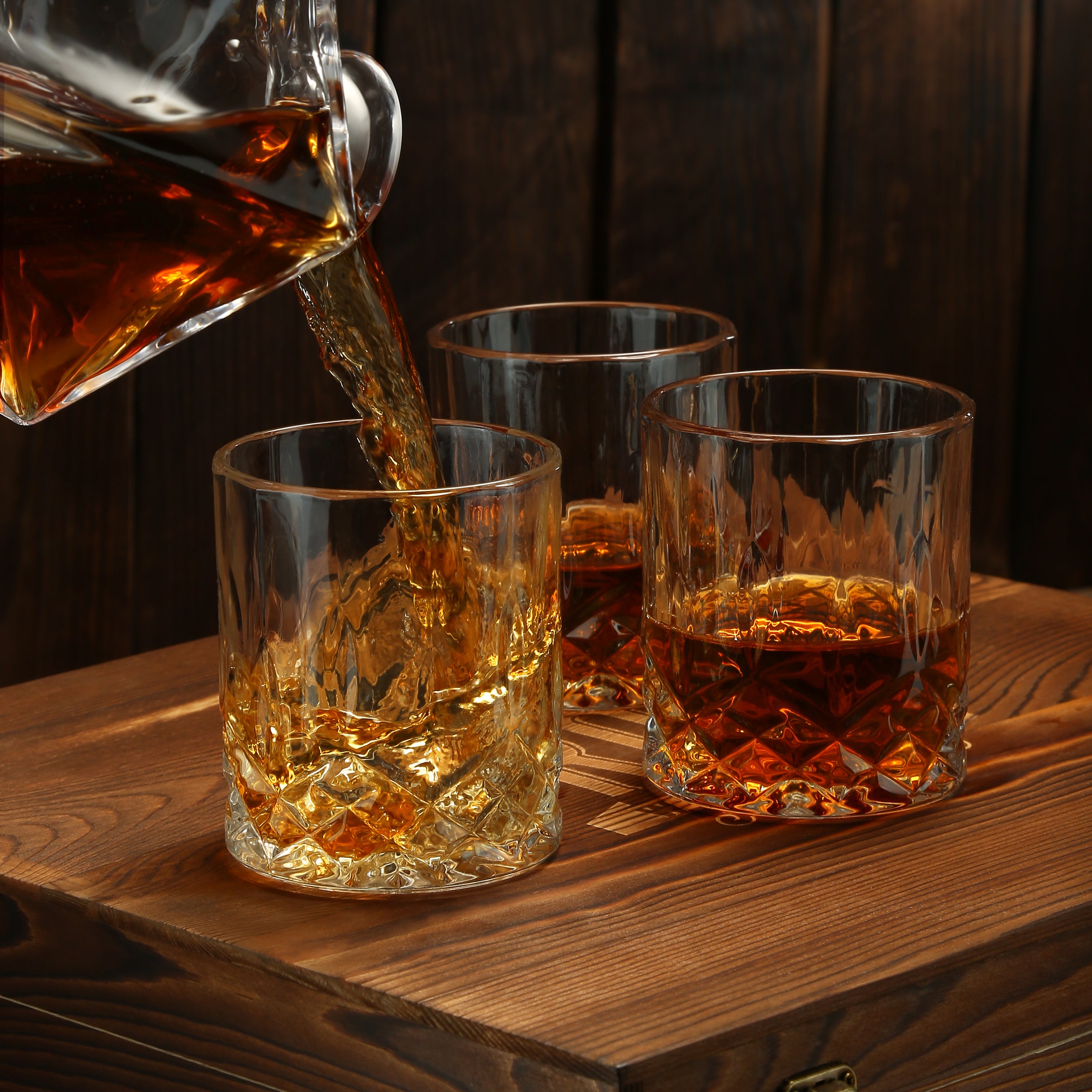 classic whiskey glasses