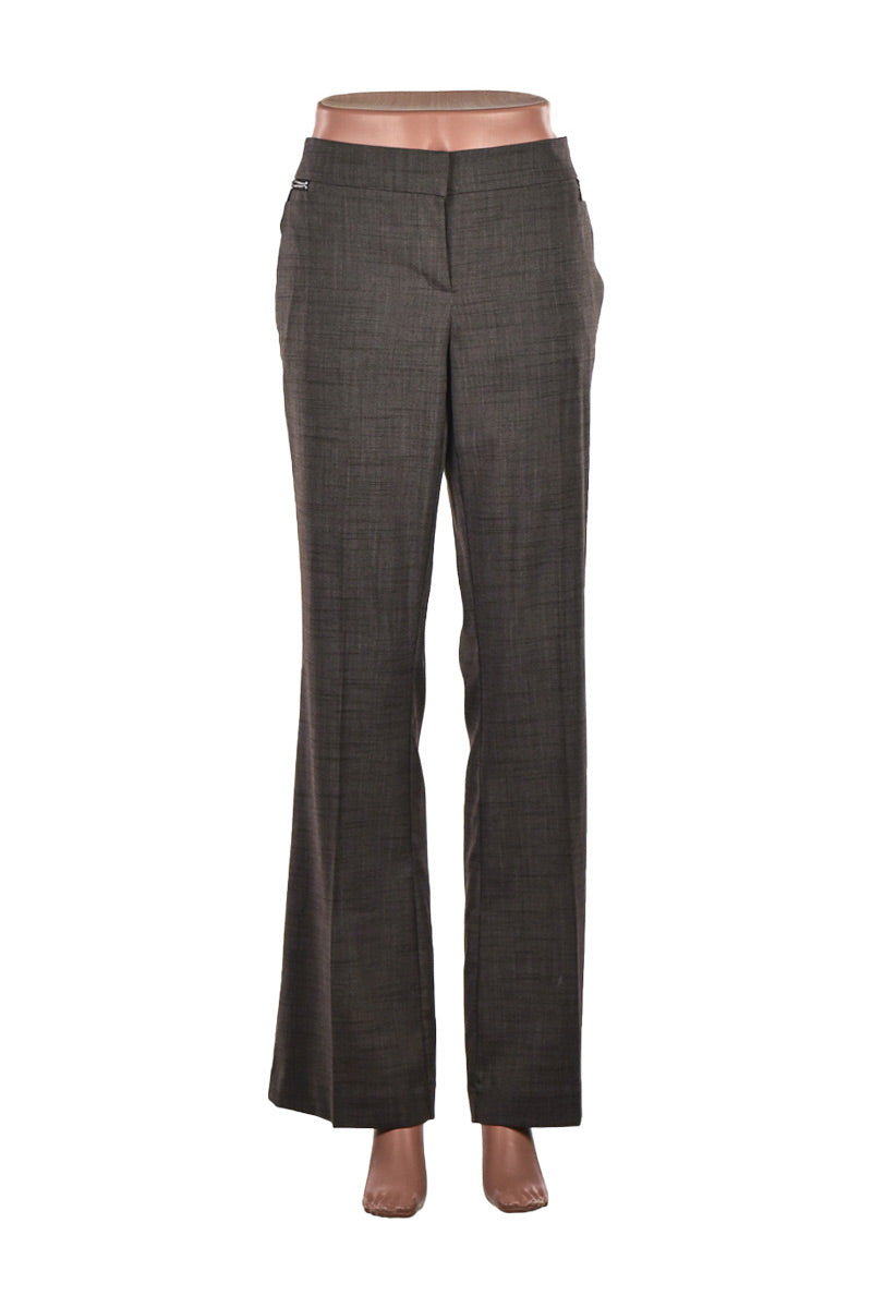New York & Company 7th Avenue Womens Gray Boot Cut Dress Pants Size 14  Average