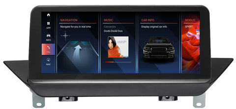 10.25'' BMW X1 E84 Android 12 Screen Navigation Retrofit support iDrive Carplay