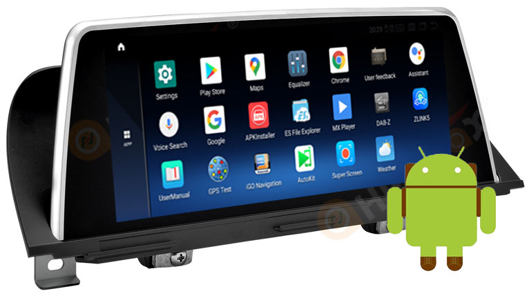 10.25 inch BMW 7 E65 E66 android screen GPS navigation
