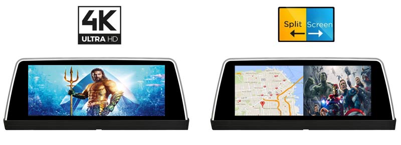 BMW android GPS support 4K video split screen