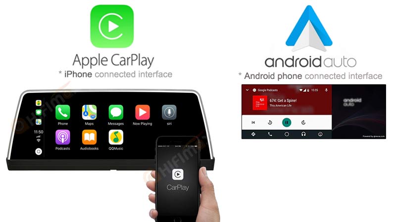 Support wireless Apple Carplay Android Auto