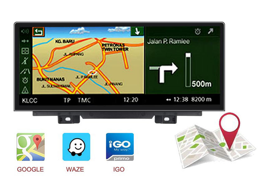 12.3'' BMW F52 Ultra Thin Android GPS navigation Google Maps Waze IGO map