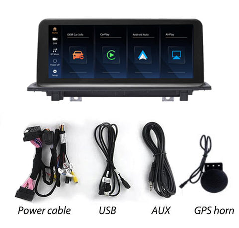 E209-BMW-Linux-CarPlay-screen-with-accessories
