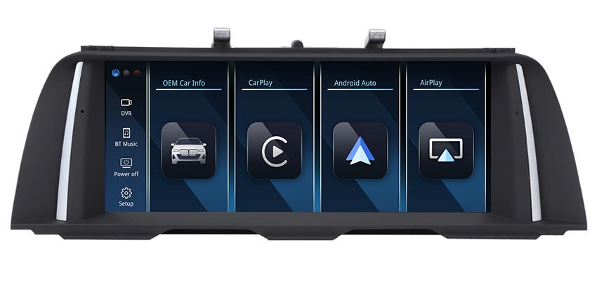 10.25'' BMW Linux CarPlay Android Auto screen for BMW 5er F10 F11 2011-2016