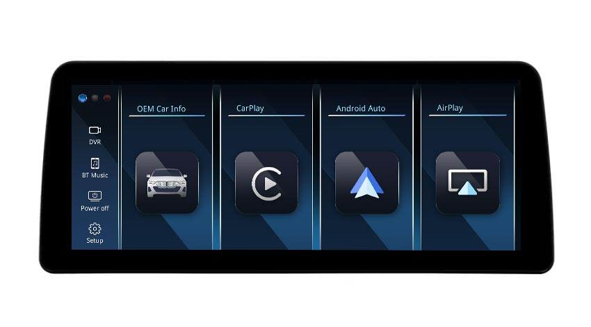 12.3'' Linux CarPlay Android Auto screen for BMW 3er E90 E91 E92 E93 (06-12) LHD