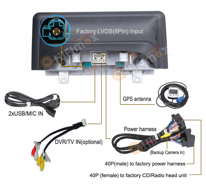 accessories and wire diagram