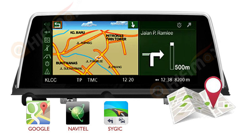 bmw 7 series f01 f02 android gps navigation screen