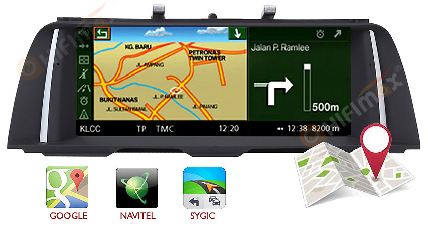 bmw f10 f11 navigation support igo,sygic,google maps