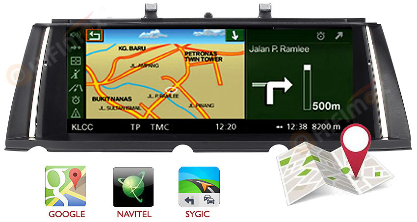 10.25'' BMW 7 series Navigation Android 13 GPS for BMW 7 F01 F02 NBT Carplay