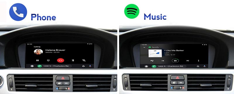 bmw e60 e90 android auto support phone calls and music