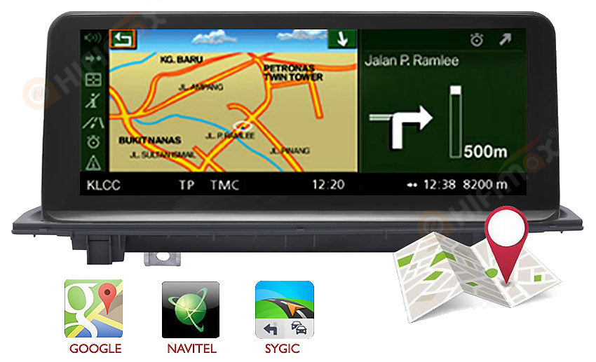 bmw x1 f48 navigation support igo,sygic,google maps etc