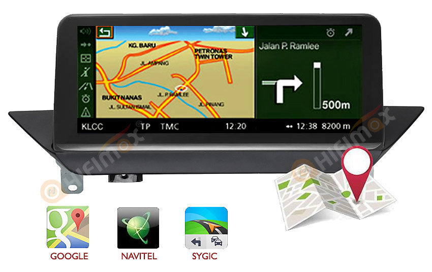BMW X1 GPS Navigation support iGO,Sygic,Google map