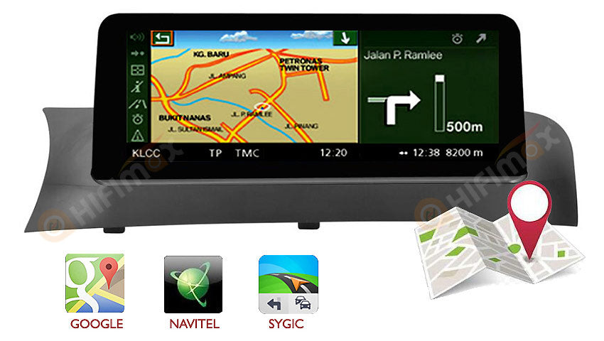 bmw x3 x4 navigation gps system support google map,igo,sygic etc