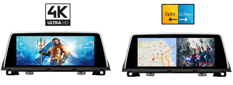 bmw 7 f01 f02 android gps navigation support 4k video split screen