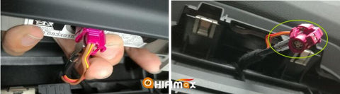 remove the factory LVDS connector from bmw x1 original screen