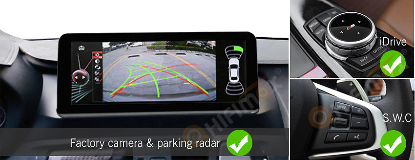 bmw x3 x4 navigation support idrive, swc,parking system
