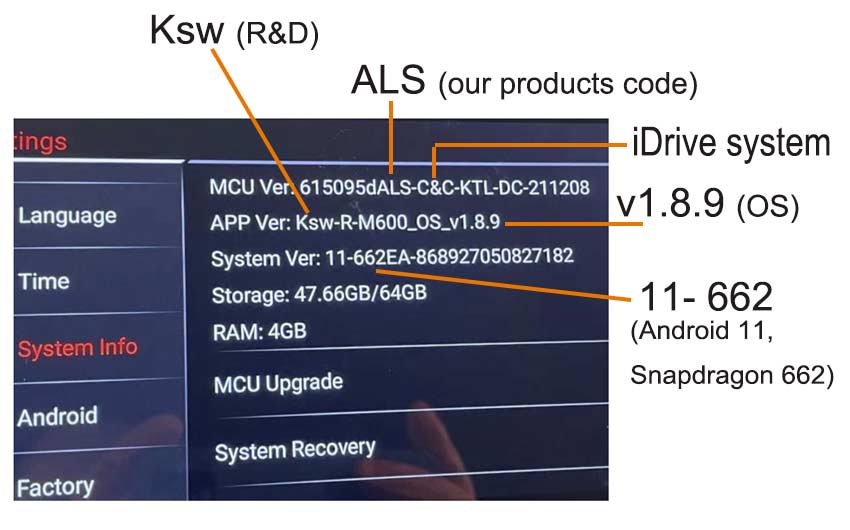 bmw android gps system inforation