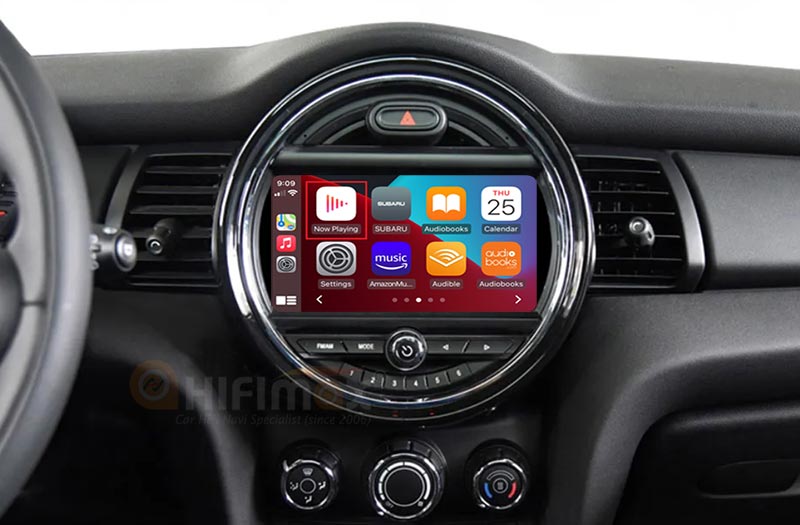 9 inch mini cooper android gps navigation apple carplay