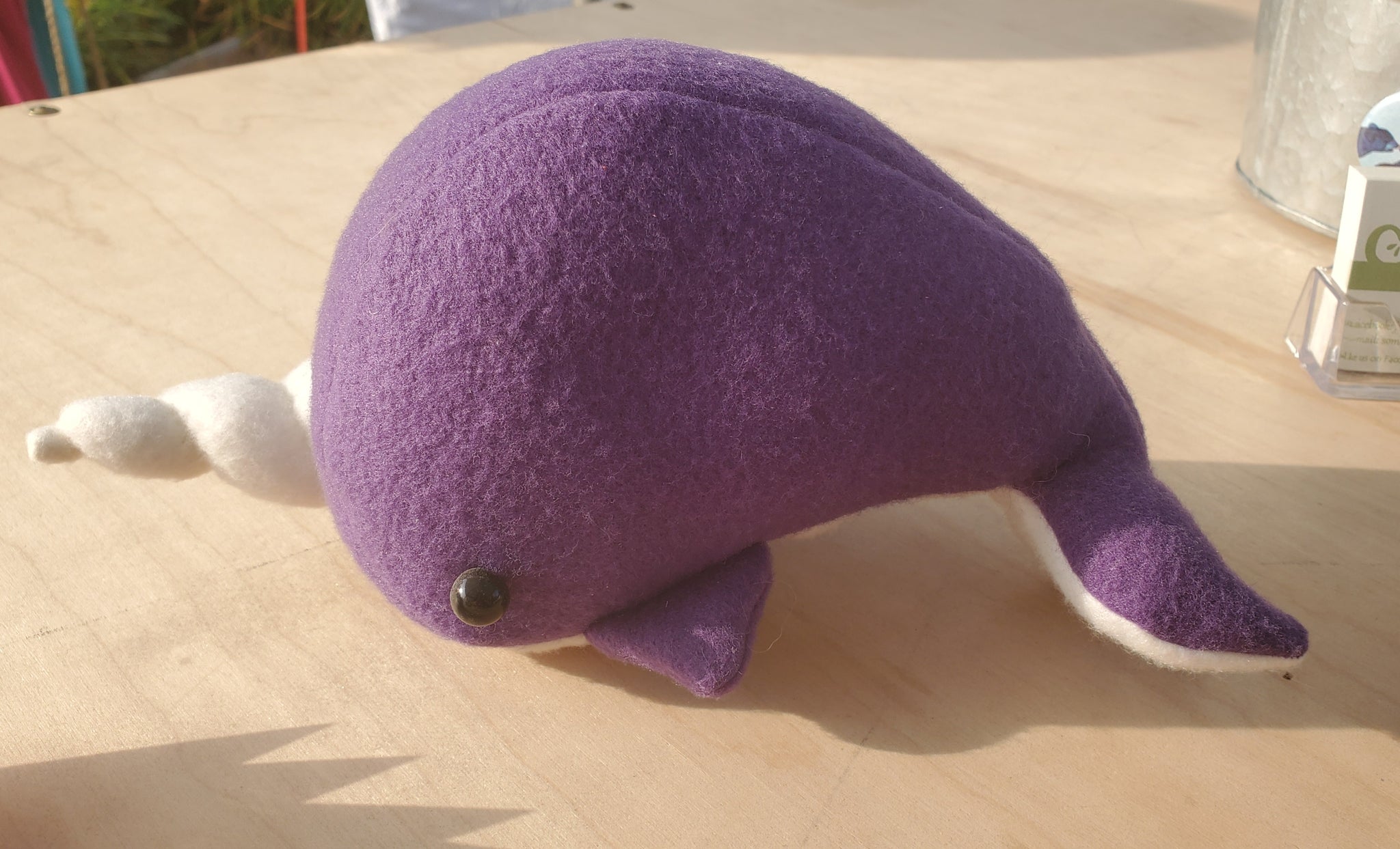 purple narwhal stuffed animal