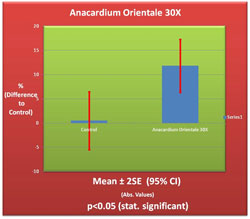 Anacardium Orientale 30X Germination Chart