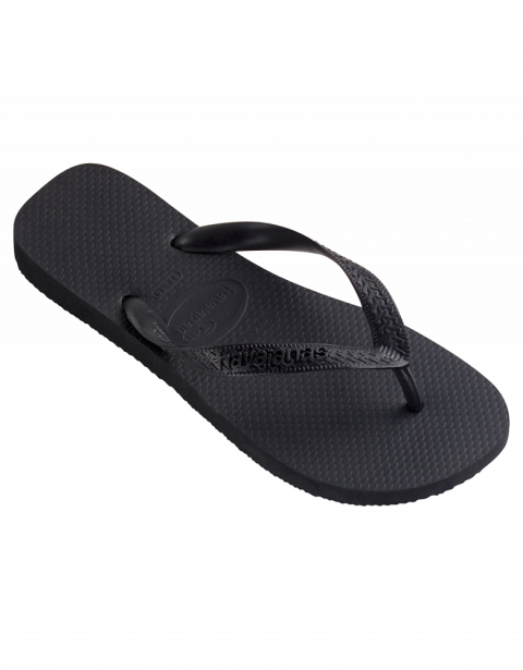 plain black havaianas