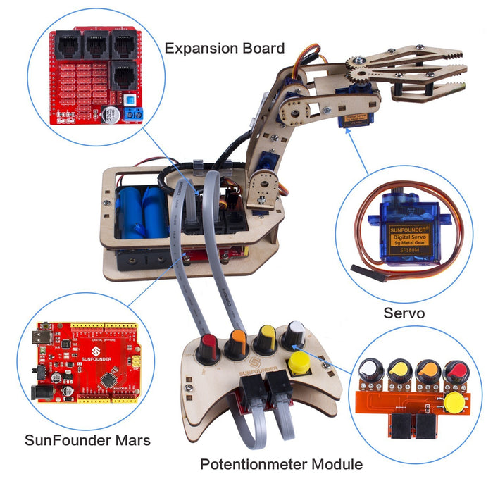 arduino robotic arm using arm kit