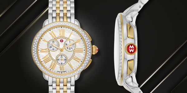 Michele Serein Mid Two-Tone Watch