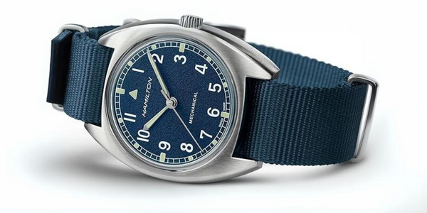 Hamilton Khaki Aviation Pilot Mechanical Blue Dial Round Men's Watch