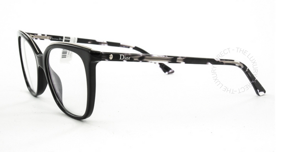 New Christian Dior Montaigne 50 WR7 Black Havana Eyeglasses