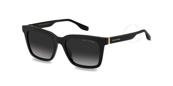 New Marc Jacobs MARC-639/S 0807/9O Black/Grey Gradient Rectangle Men's Sunglasses