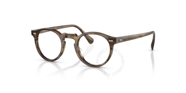 Oliver Peoples 0OV5186 Gregory Peck 1689 Sepia Smoke Round Men's Eyeglasses