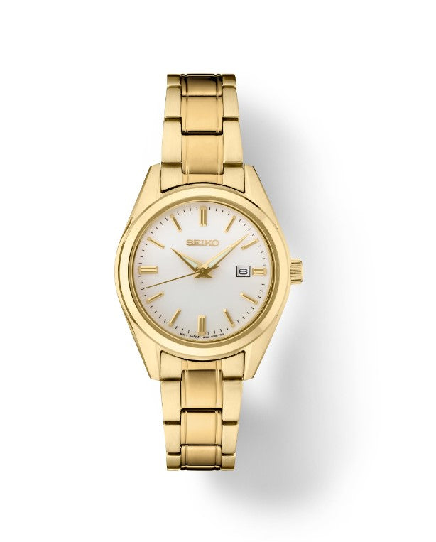 Seiko Essentials Collection Gold-tone Stainless Steel Case and bracele —  The luxury direct