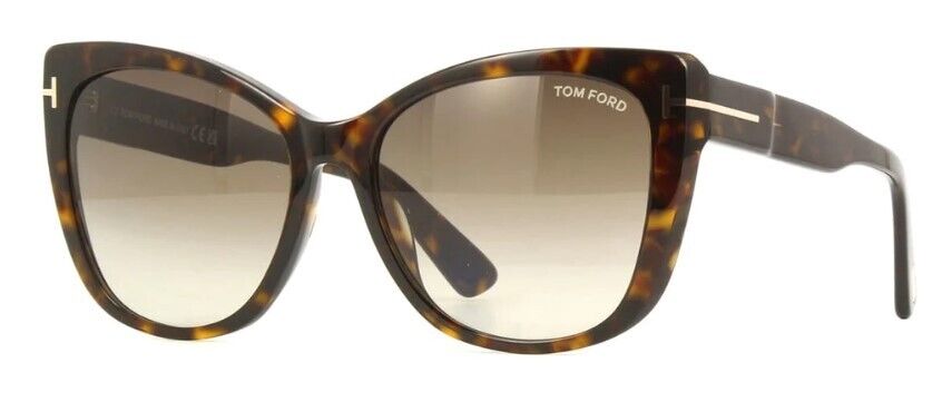 Tom Ford FT0937 Nora 52K Dark Havana/Roviex Gradient Women's Sunglasse —  The luxury direct