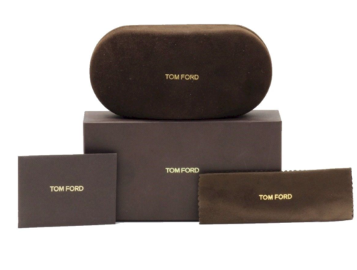 Tom Ford FT5758B 002 Matte Black Shiny Dark Ruthenium Blue Block Eyegl —  The luxury direct