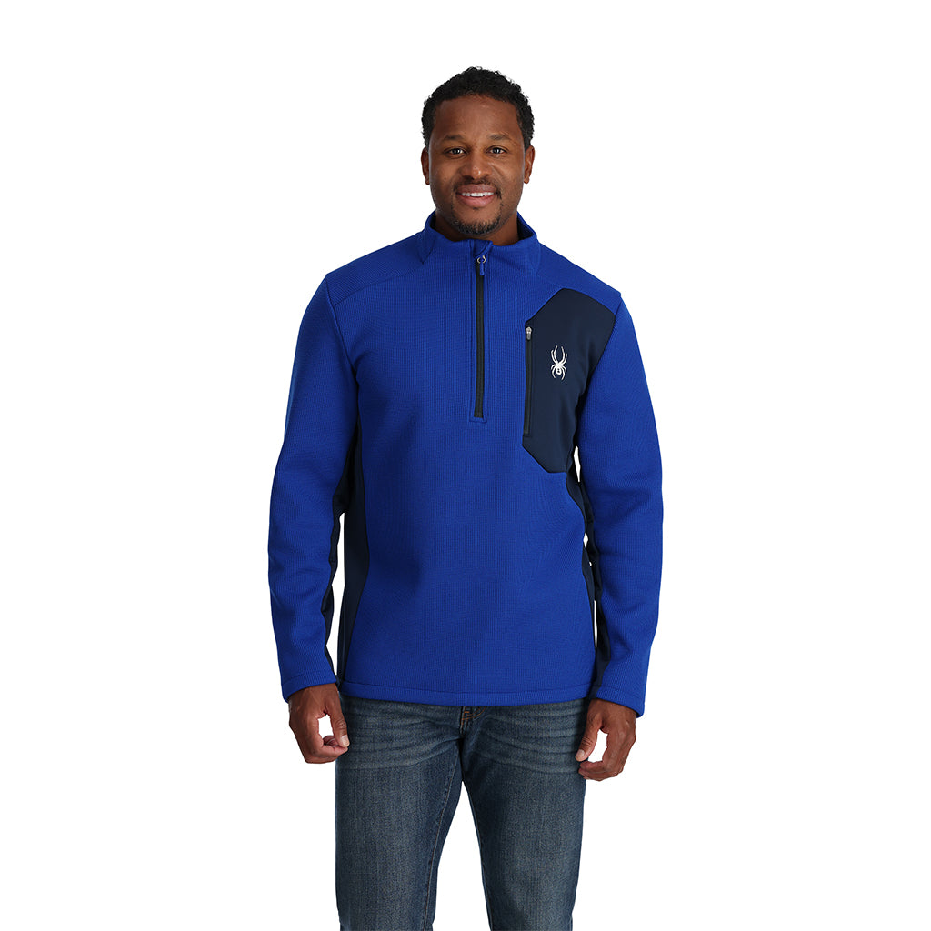 Mens Bandit Half Zip - Black – Spyder