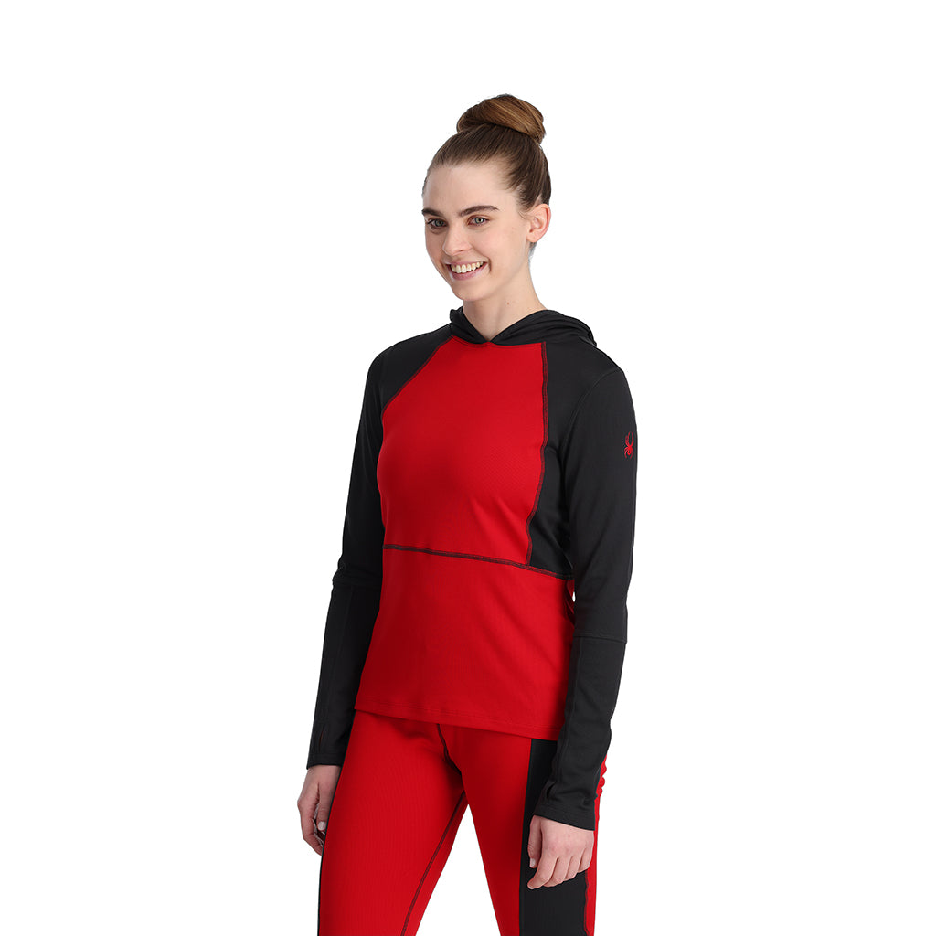 Womens Stretch Charger Hoodie - Pulse