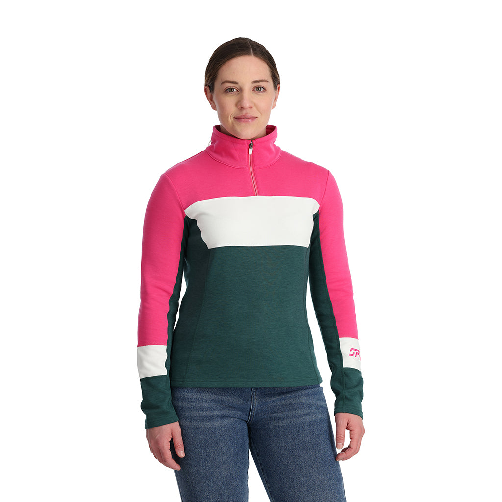 Womens Speed Half Zip - Electric Blue – Spyder