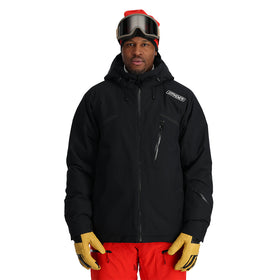 Leader Insulated Ski Jacket - Volcano Ebony (Red) - Mens