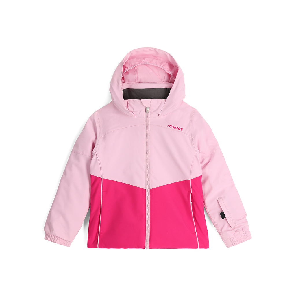 Conquer Insulated Ski Jacket - Nites Glow (Pink) - Girls | Spyder