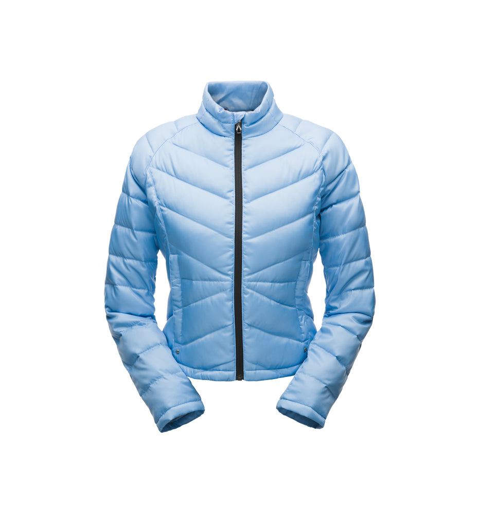 spyder women's solitude hoodie down jacket